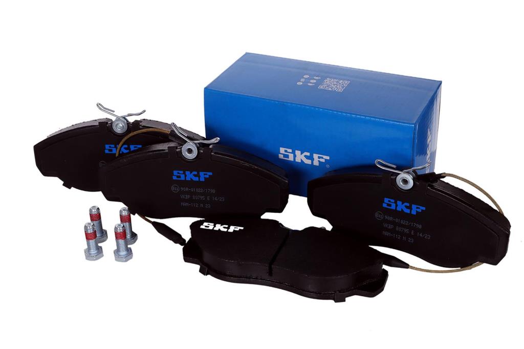 Jeu de 4 plaquettes de frein SKF ref. VKBP 80795 E